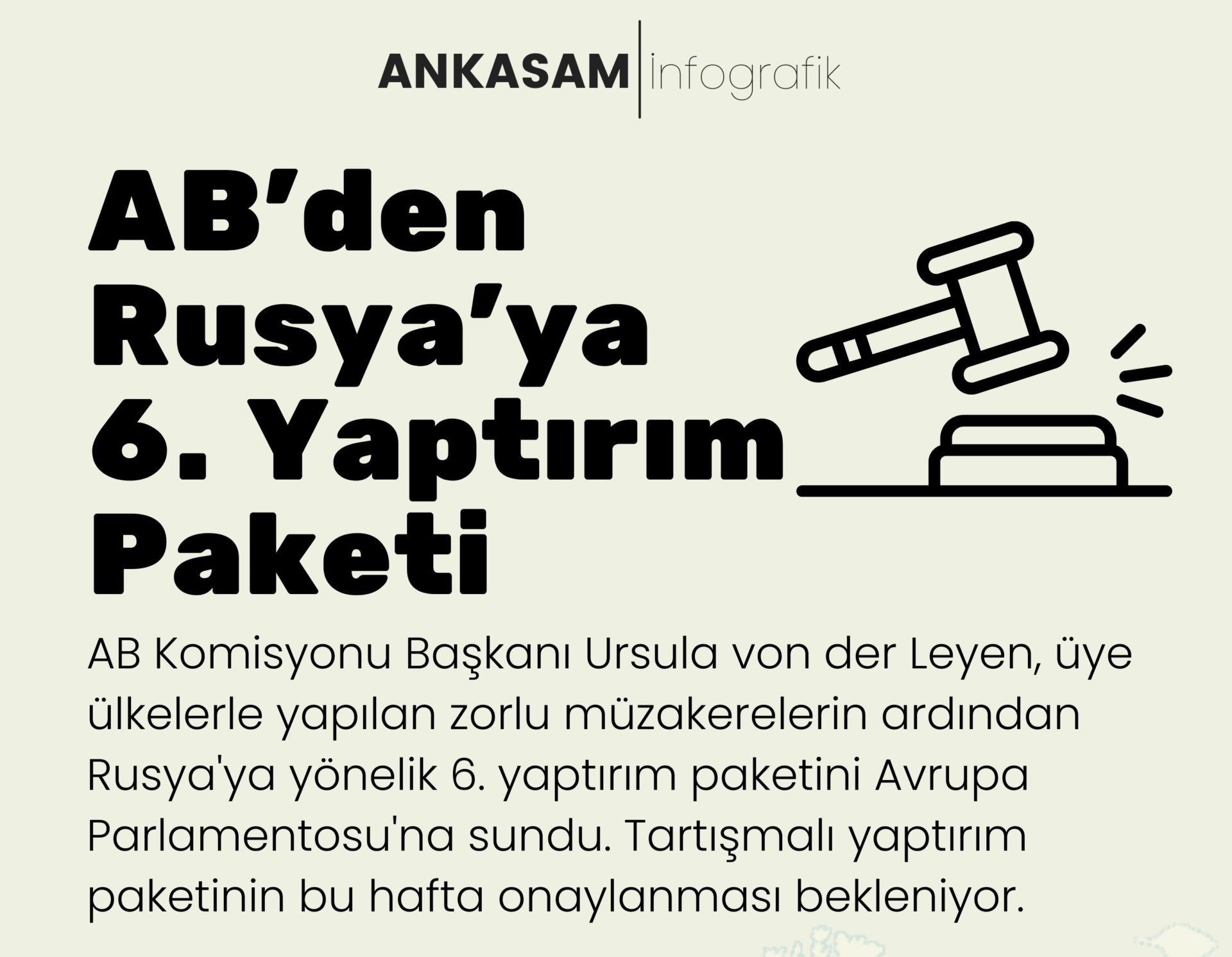 AB’den Rusya’ya 6. Yaptırım Paketi