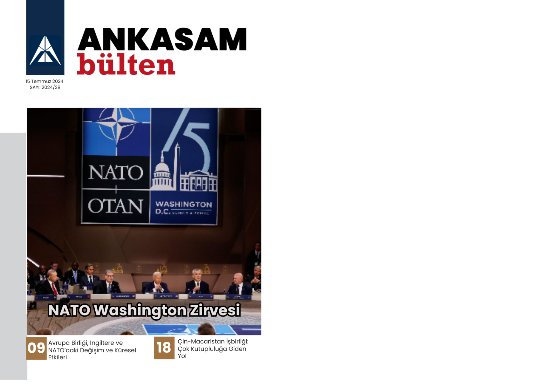 TR Haftalık Bülten – (08.07.2024 – 14.06.2024)