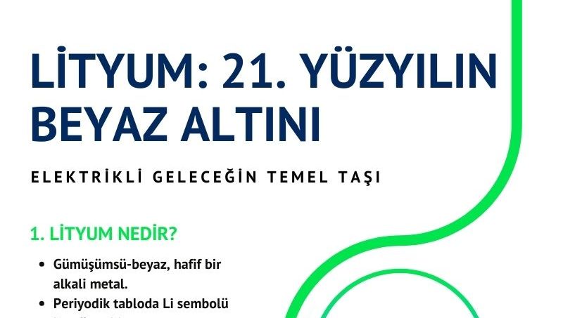 Lityum 21. Yüzyılın Beyaz Altını