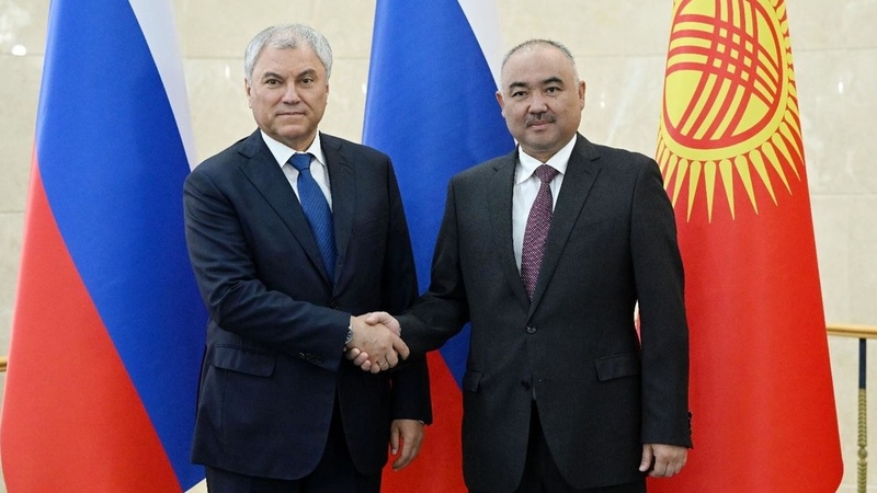 Parliament Speaker Turgunbek uulu and State Duma Chairman Volodin hold talks