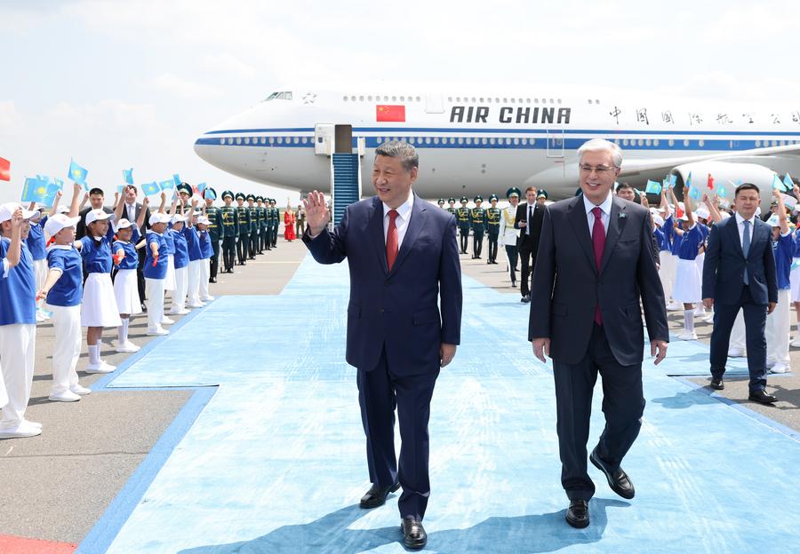 KAZAKHSTAN-ASTANA-CHINA-CENTRAL ASIA SUMMIT-XI JINPING-ARRIVAL